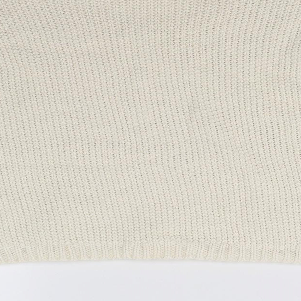 New Look Womens White   Pullover Jumper Size 8