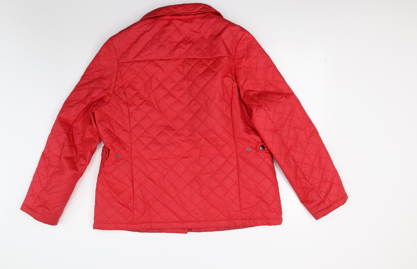 Lakeland Womens Red   Quilted Coat Size 16