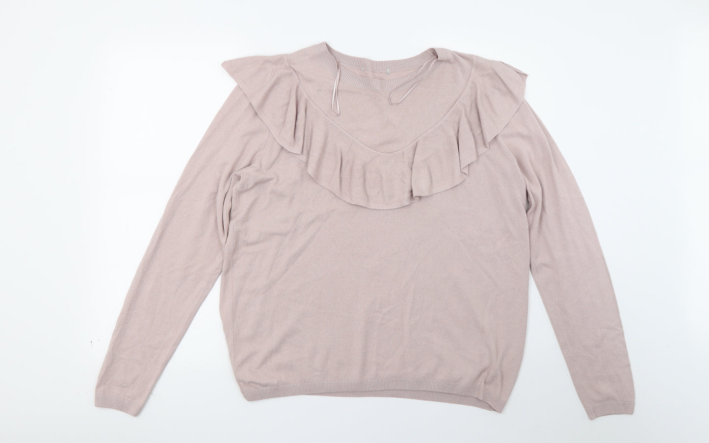 TU Womens Pink  Knit Pullover Jumper Size 16