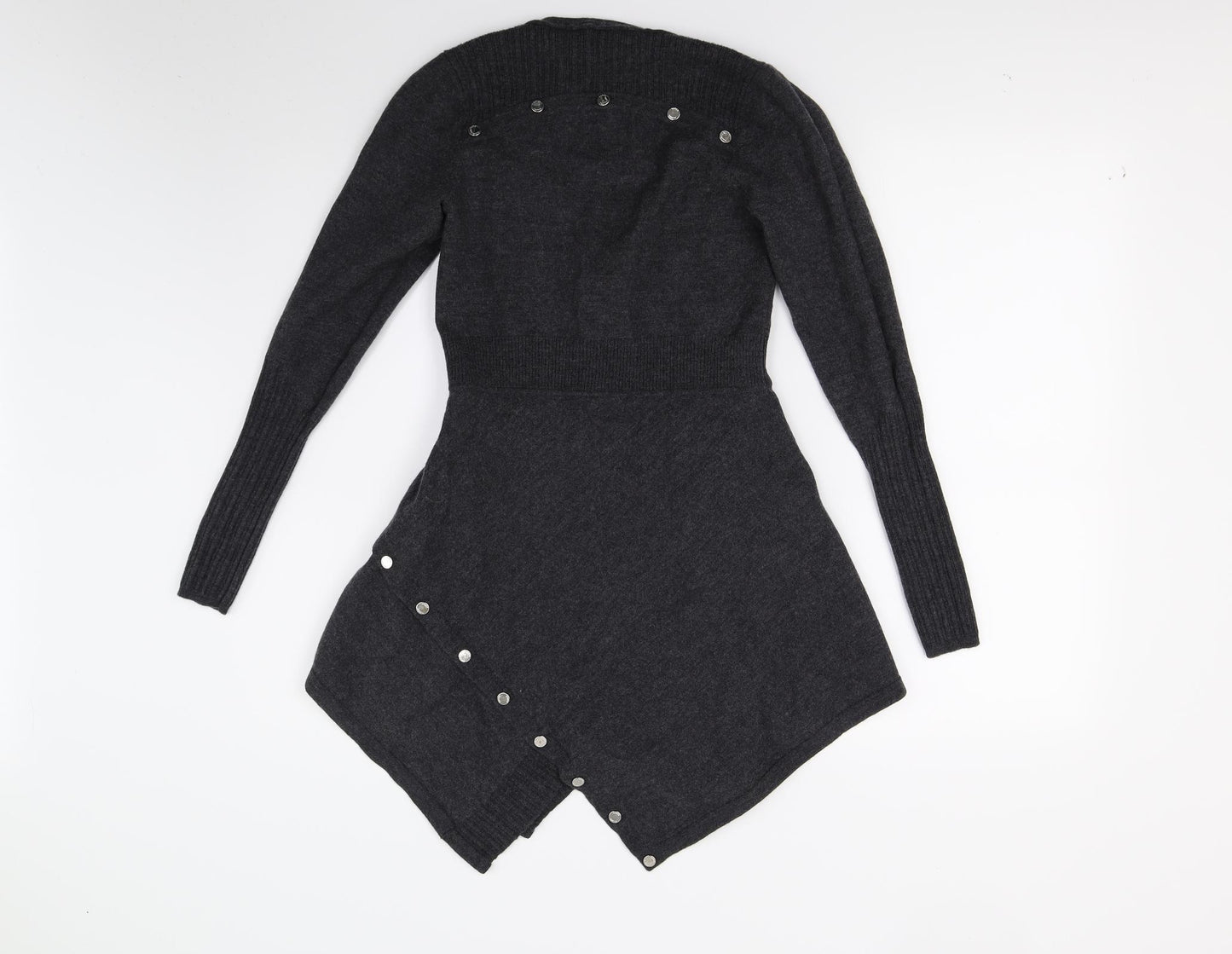 Karen Millen Womens Grey   Jumper Dress  Size XS