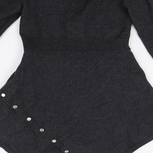 Karen Millen Womens Grey   Jumper Dress  Size XS