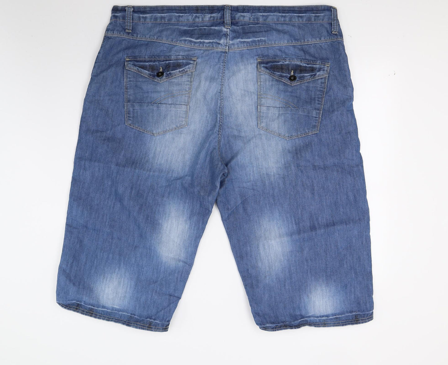 Burton Mens Blue  Denim Bermuda Shorts Size 44 in