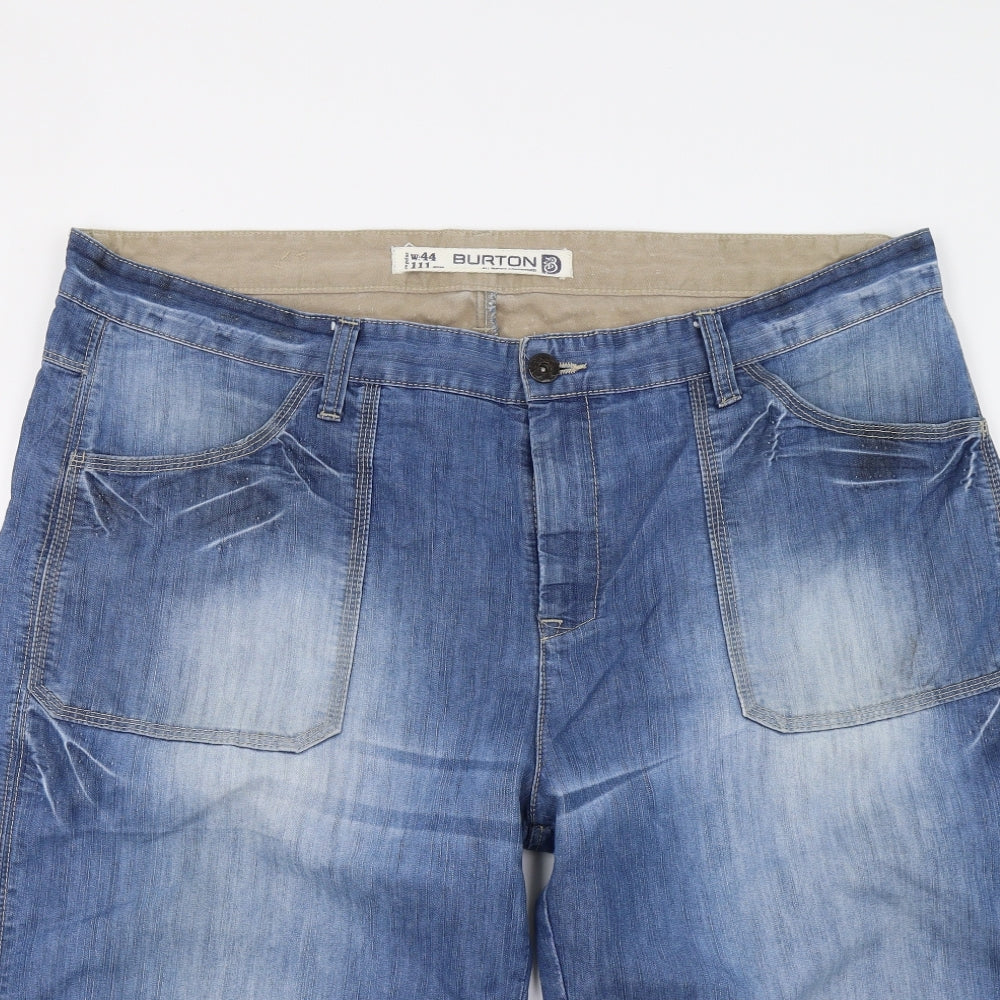 Burton Mens Blue  Denim Bermuda Shorts Size 44 in