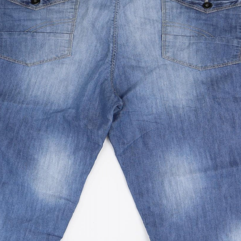 Burton Mens Blue  Denim Bermuda Shorts Size 44 in