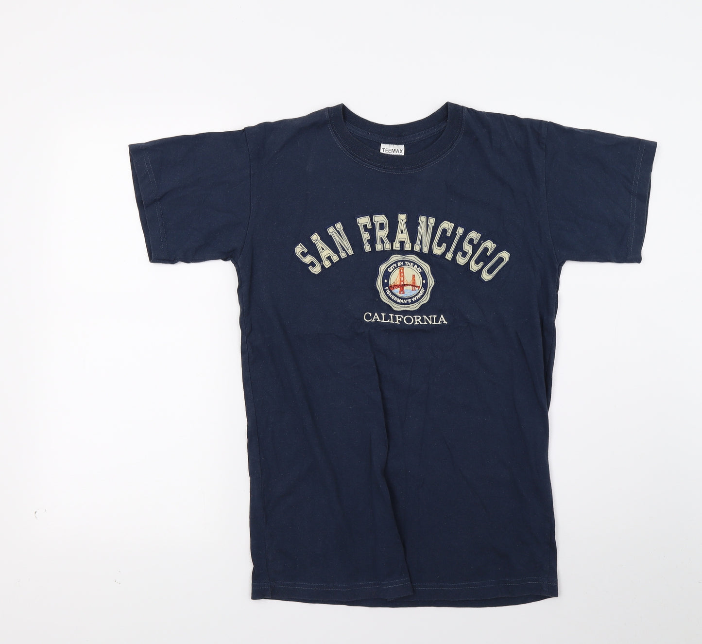 Teemax Mens Blue    T-Shirt Size S  - San Francisco