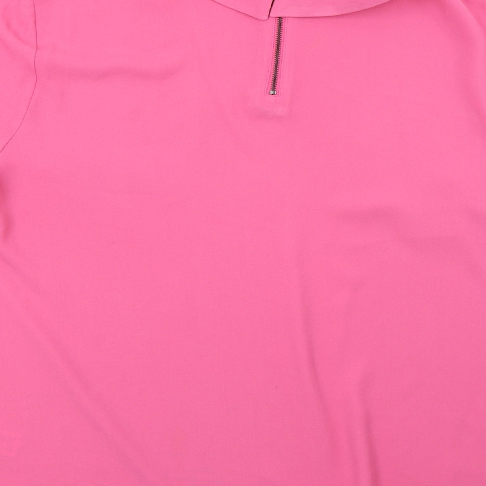 Marks and Spencer Womens Pink   Basic Blouse Size 16