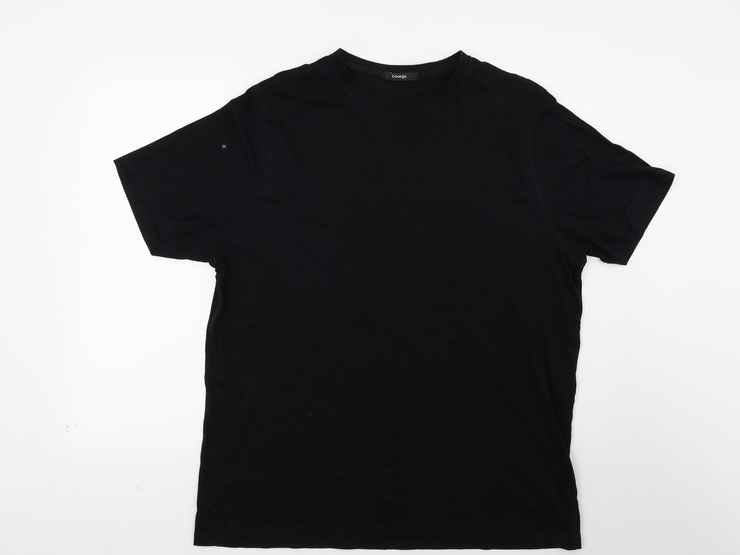 George Mens Black  Jersey  T-Shirt Size XL