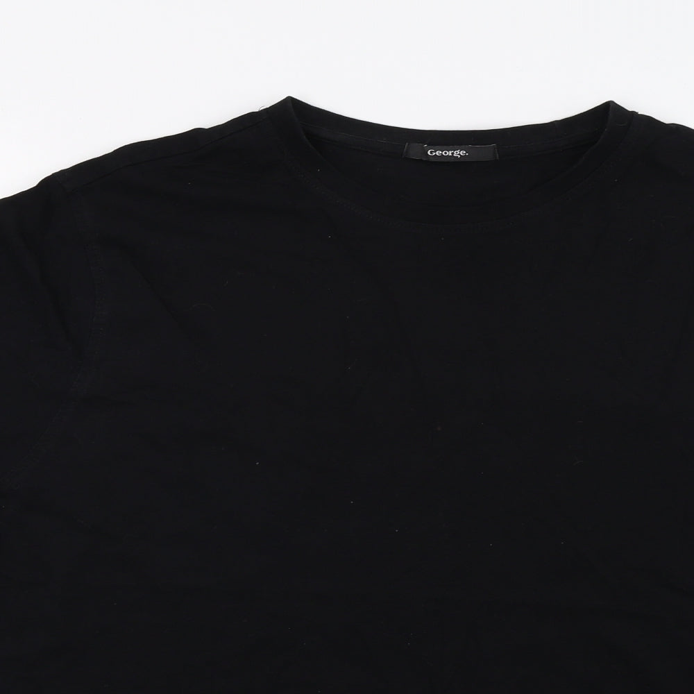 George Mens Black  Jersey  T-Shirt Size XL