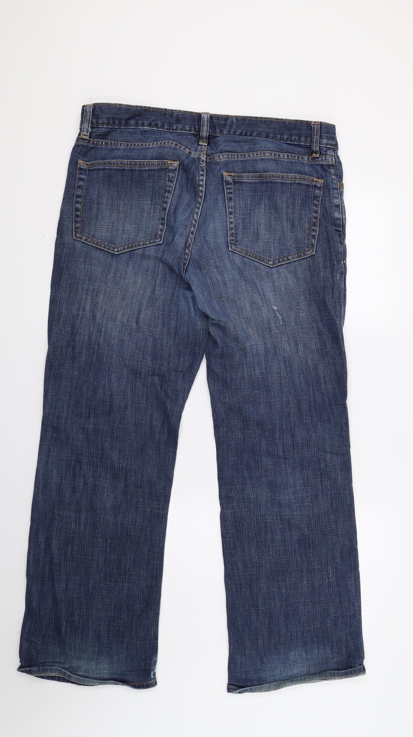 Gap Mens Blue  Denim Bootcut Jeans Size 34 L30 in