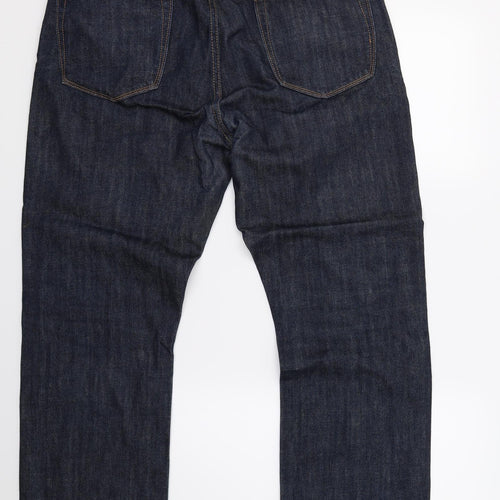 Gap Mens Blue  Denim Straight Jeans Size 33 L30 in