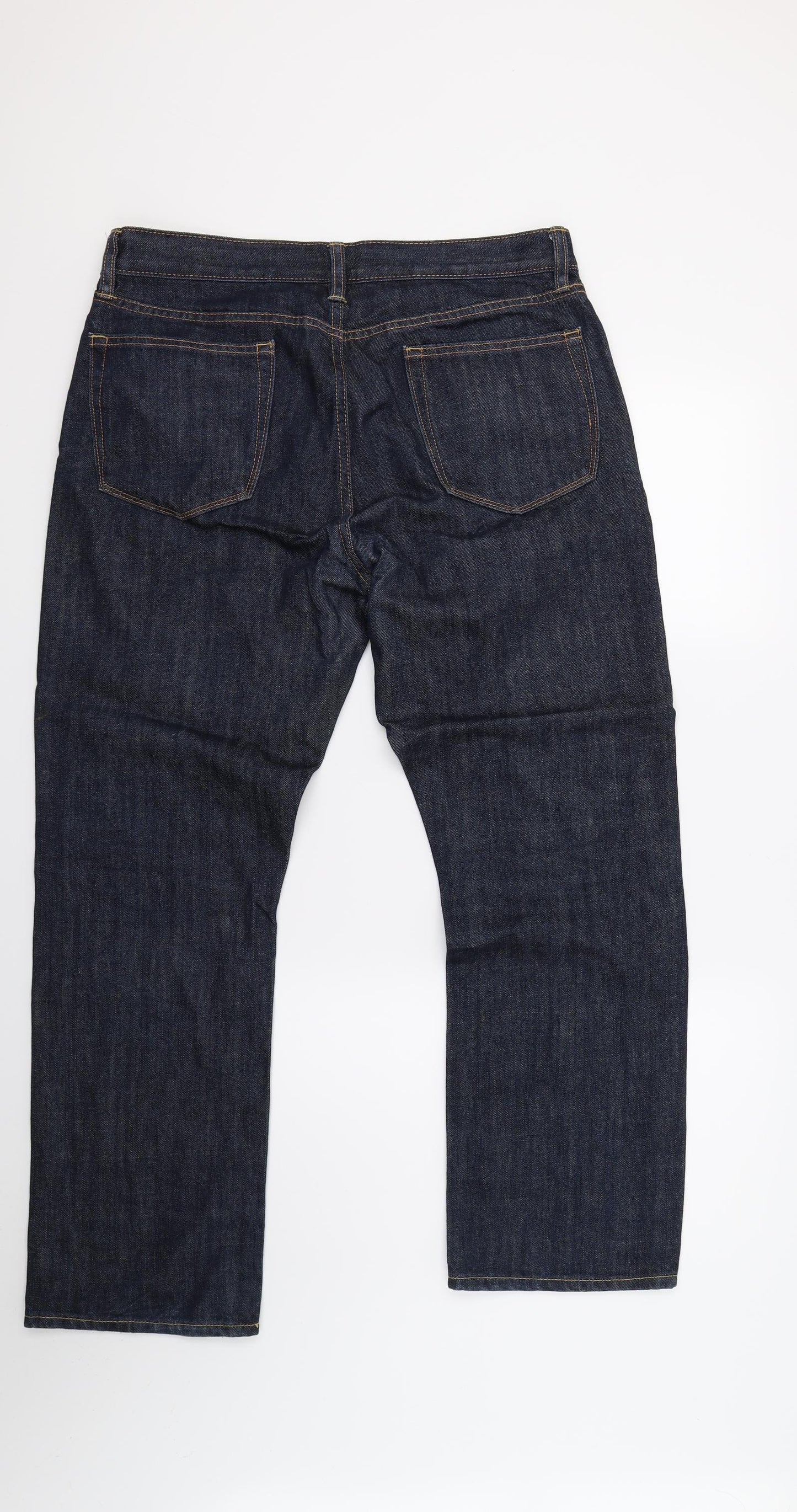 Gap Mens Blue  Denim Straight Jeans Size 33 L30 in