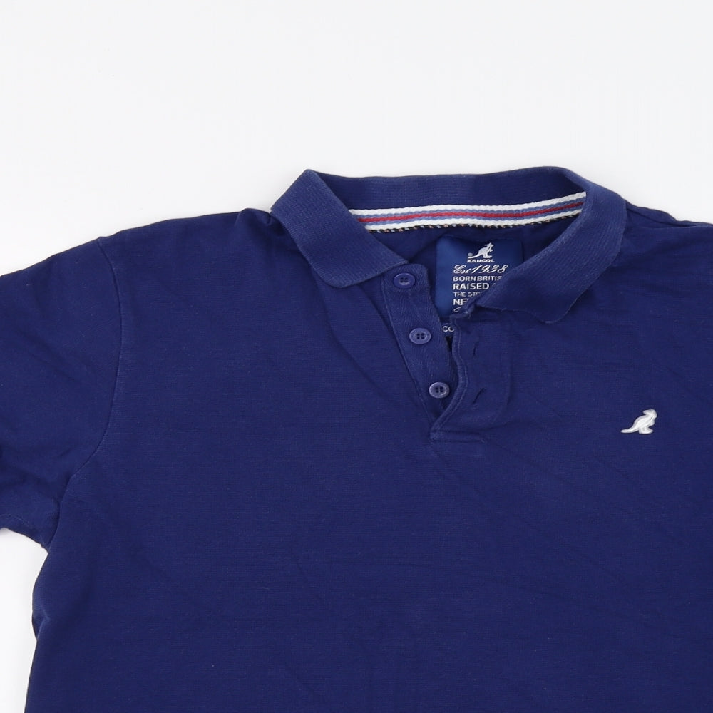 Kangol Mens Blue    Polo Size XL