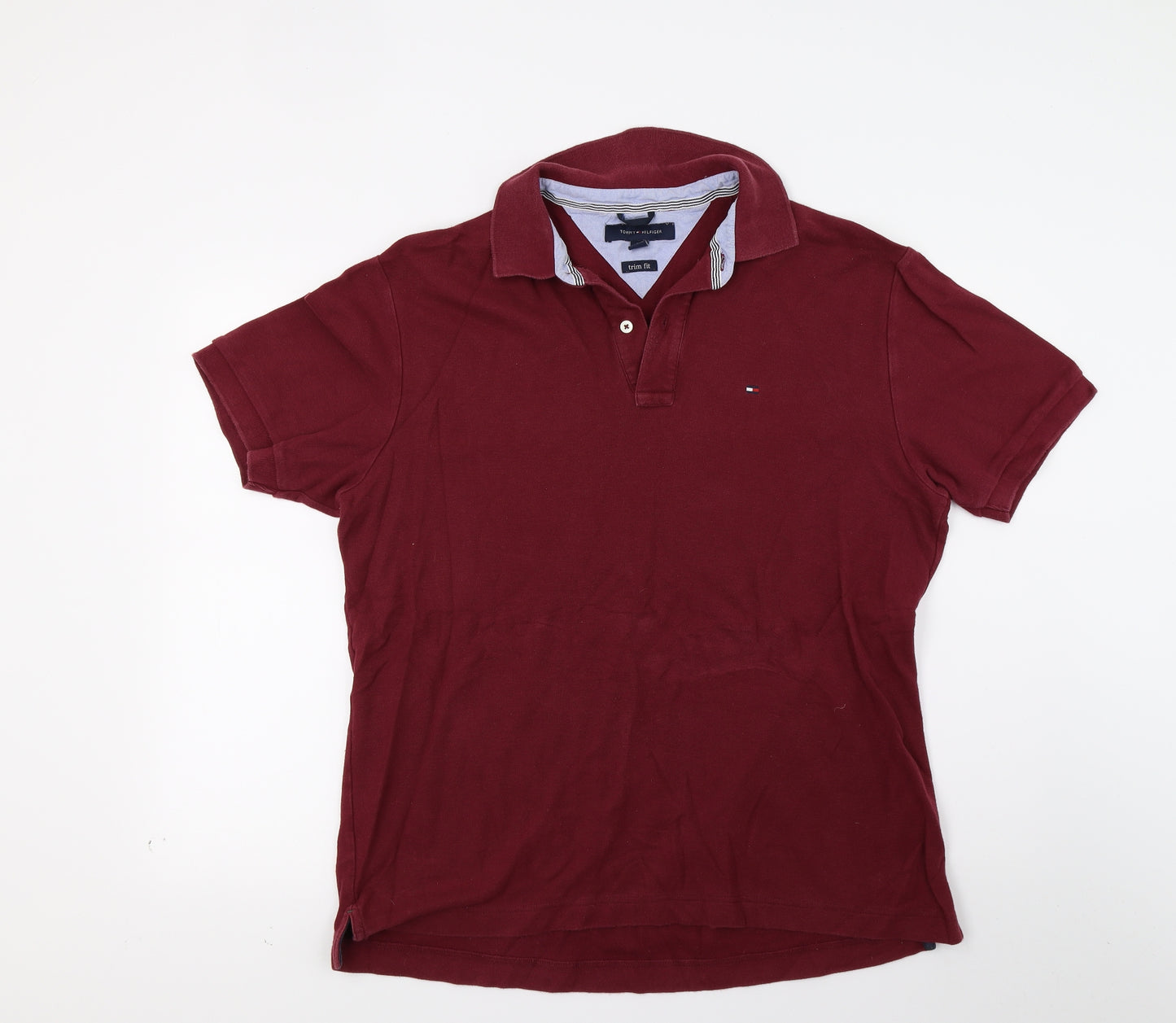 Tommy Hilfiger Mens Red    Polo Size L