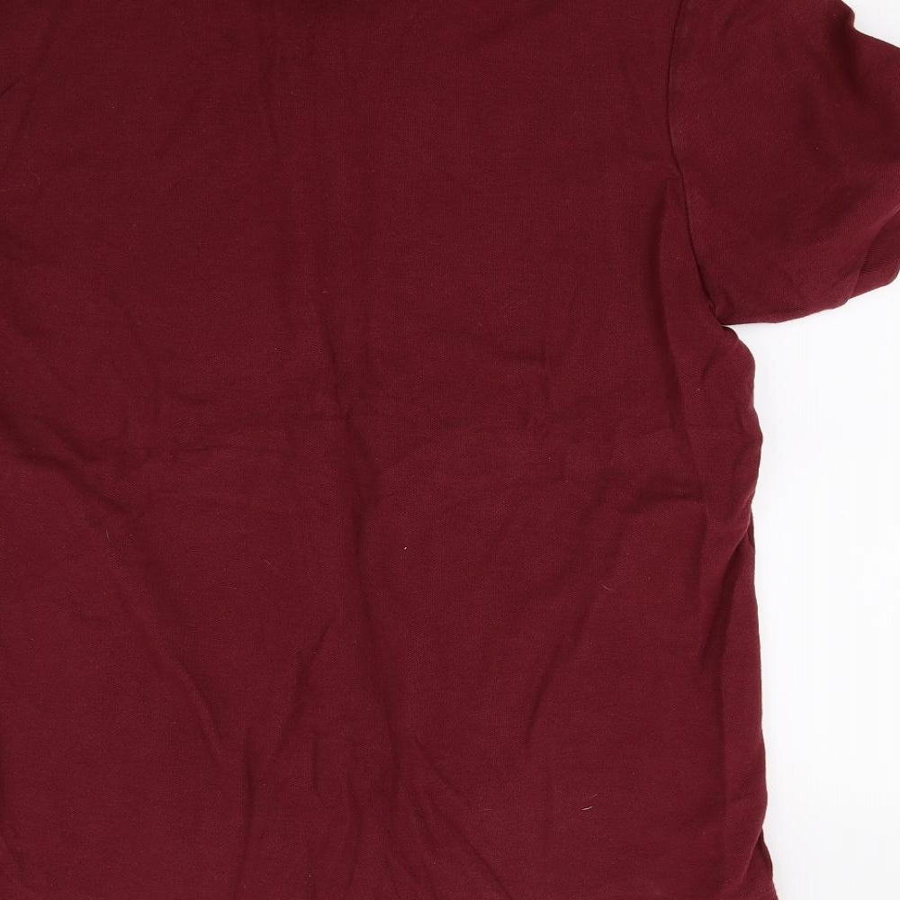Tommy Hilfiger Mens Red    Polo Size L