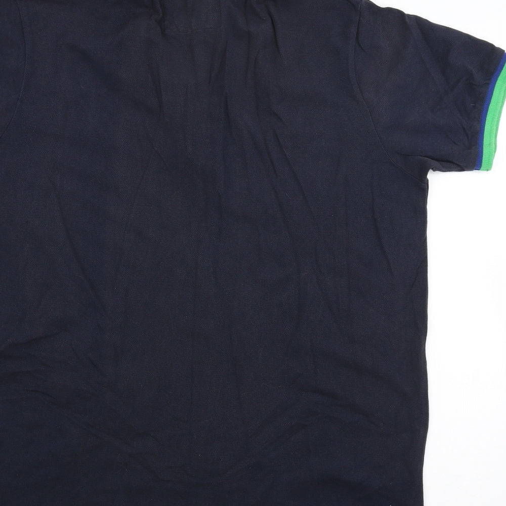 Peter Werth Mens Blue    T-Shirt Size XL