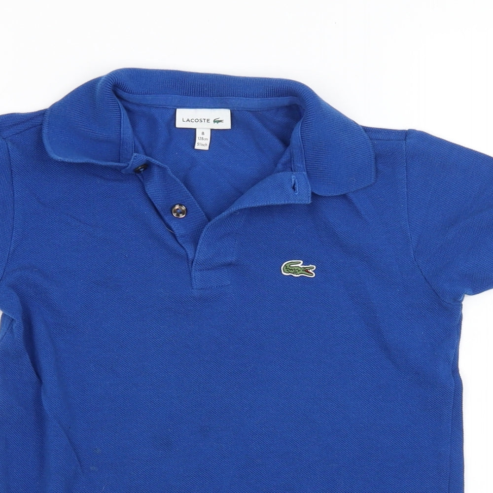La coste Boys Blue   Basic T-Shirt Size 8 Years