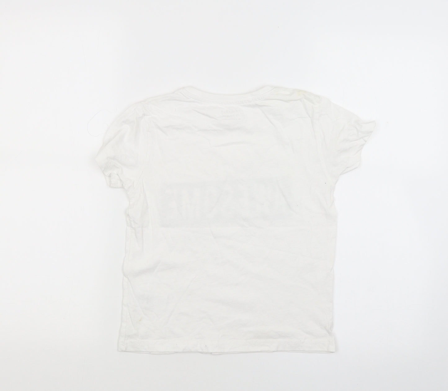 Primark Boys White   Basic T-Shirt Size 7-8 Years