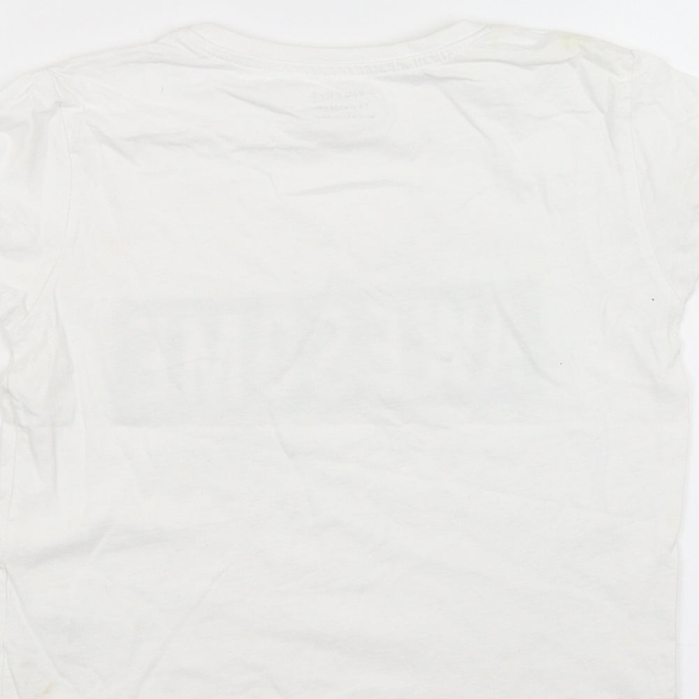 Primark Boys White   Basic T-Shirt Size 7-8 Years
