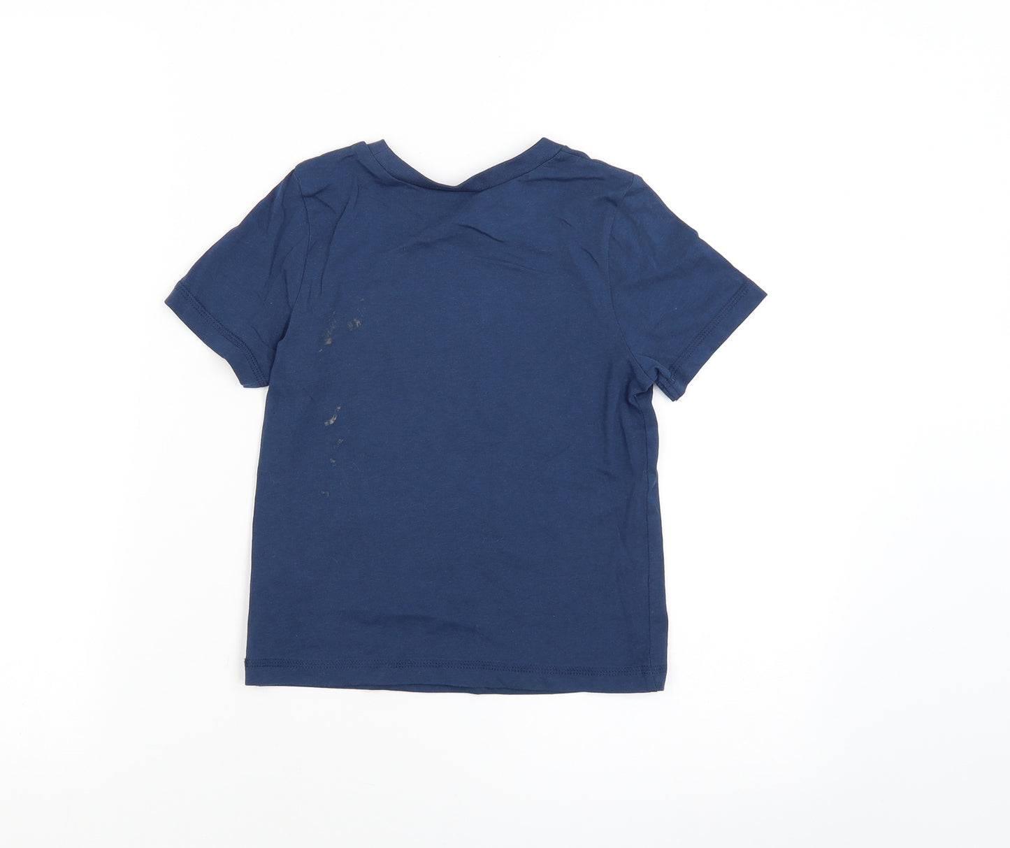George Boys Blue   Basic T-Shirt Size 4-5 Years  - surf vibes