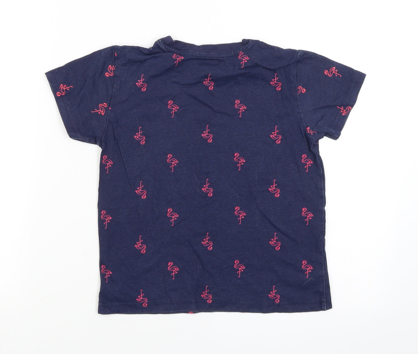 Primark Girls Blue   Basic T-Shirt Size 6-7 Years