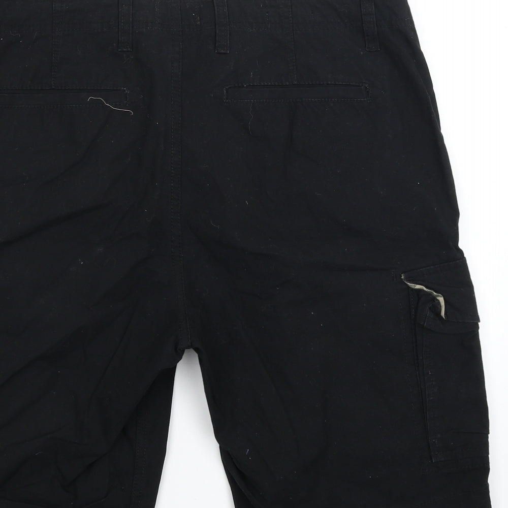 JACK & JONES Mens Black   Cargo Shorts Size XL