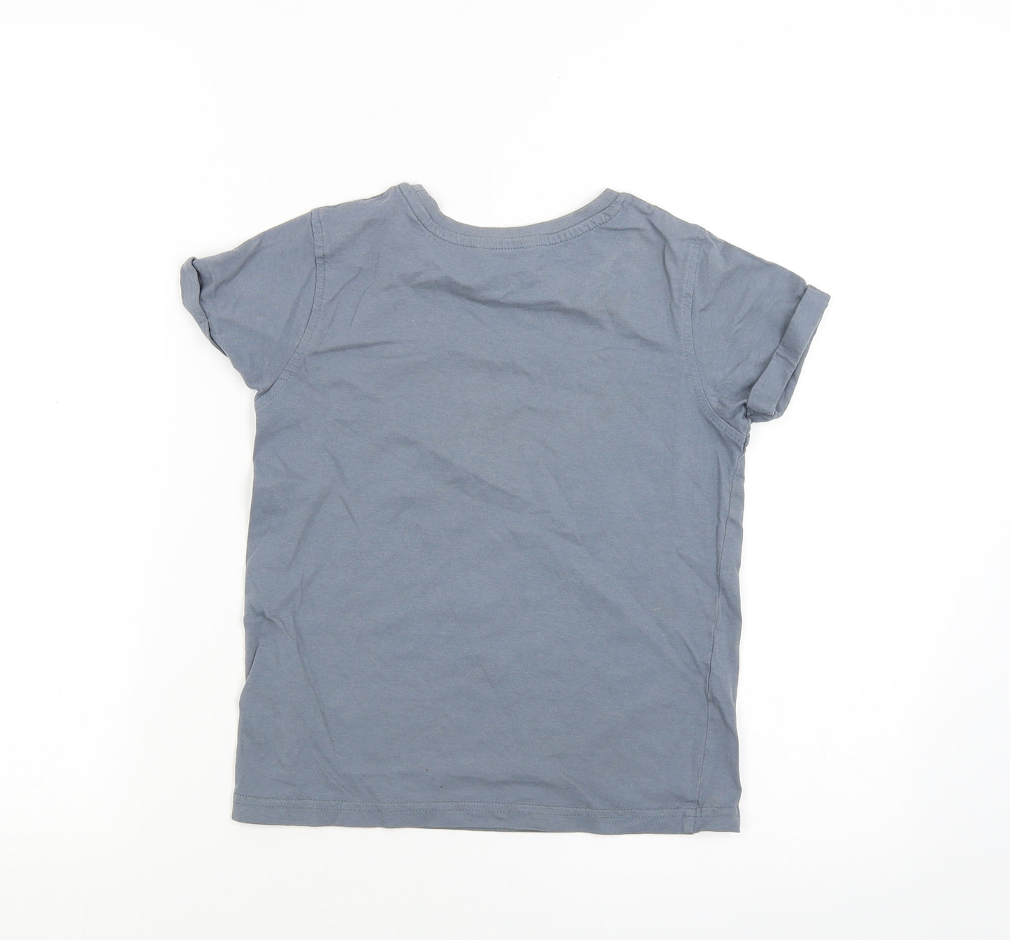 George Boys Grey   Basic T-Shirt Size 7-8 Years