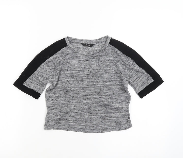 George Boys Grey Basic T-Shirt Size 5-6 Years