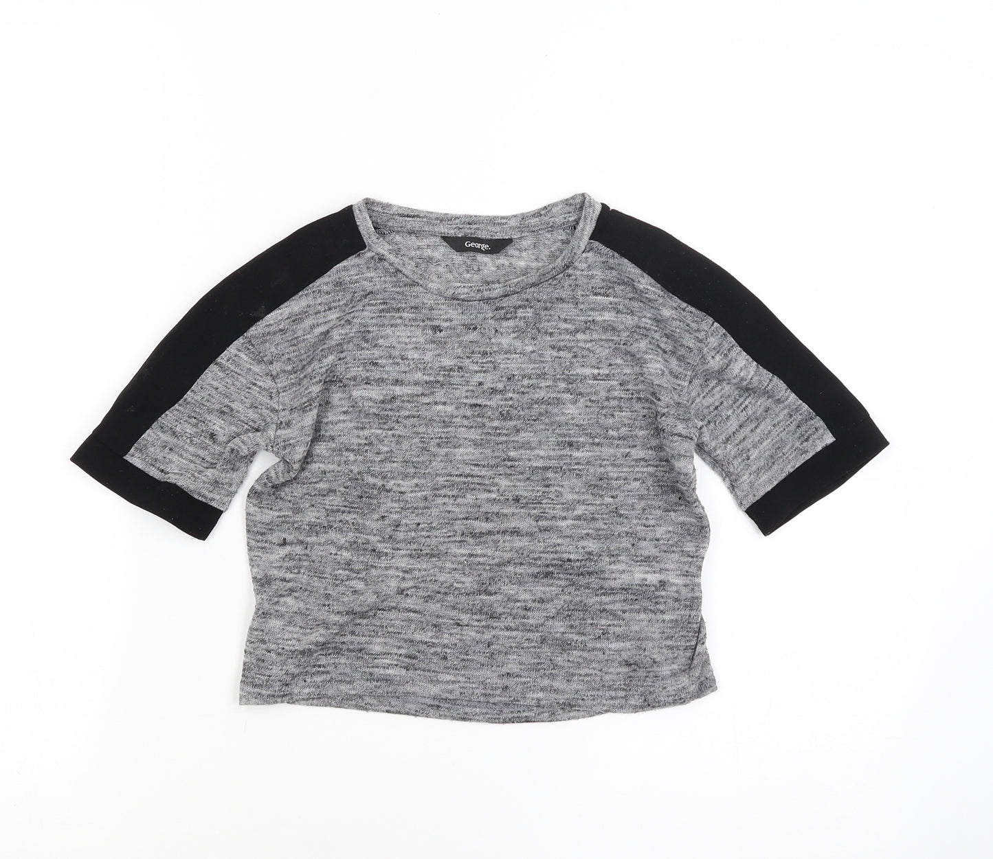 George Boys Grey   Basic T-Shirt Size 5-6 Years