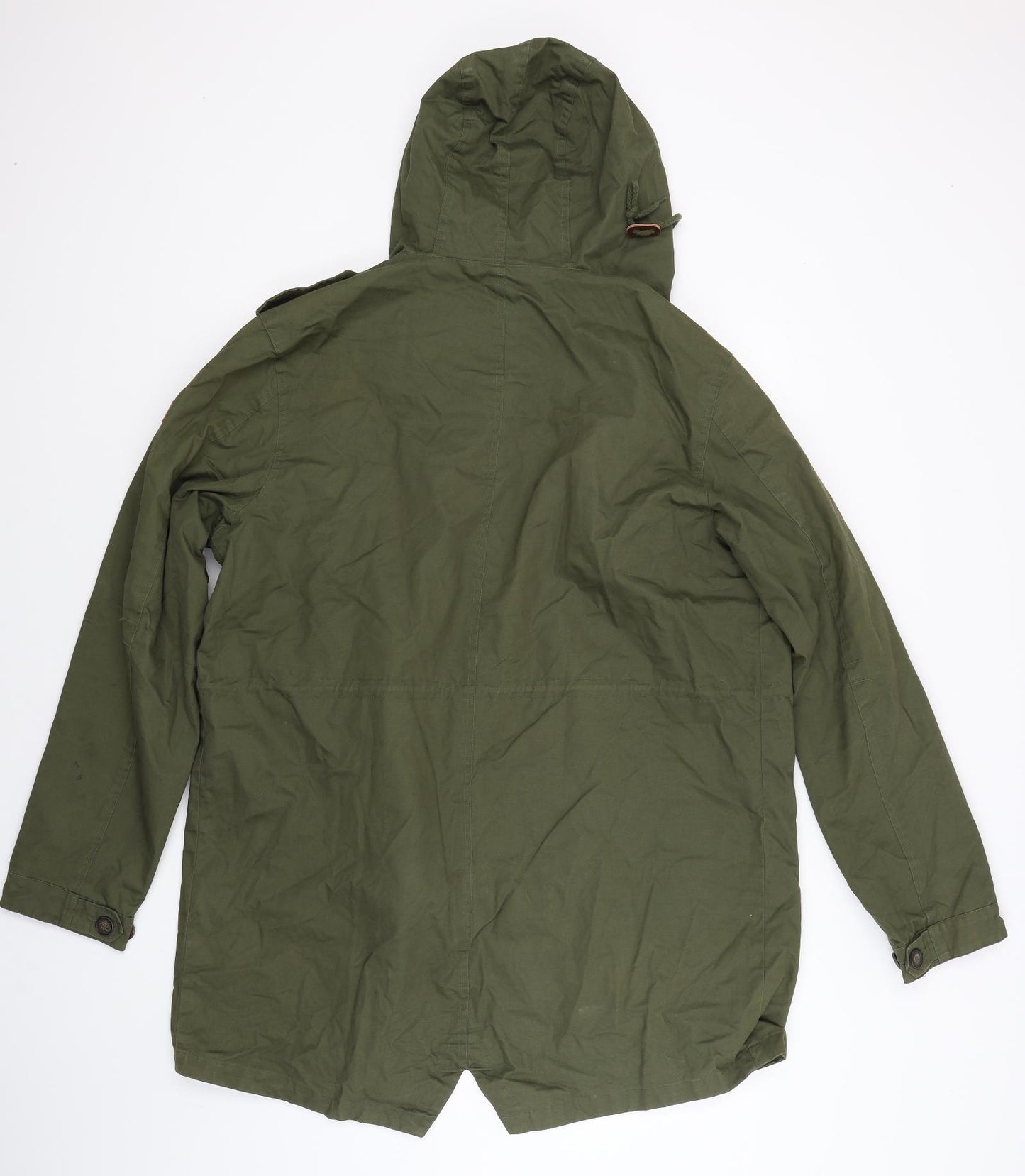 Soviet Mens Green   Motorcycle Jacket Coat Size XL