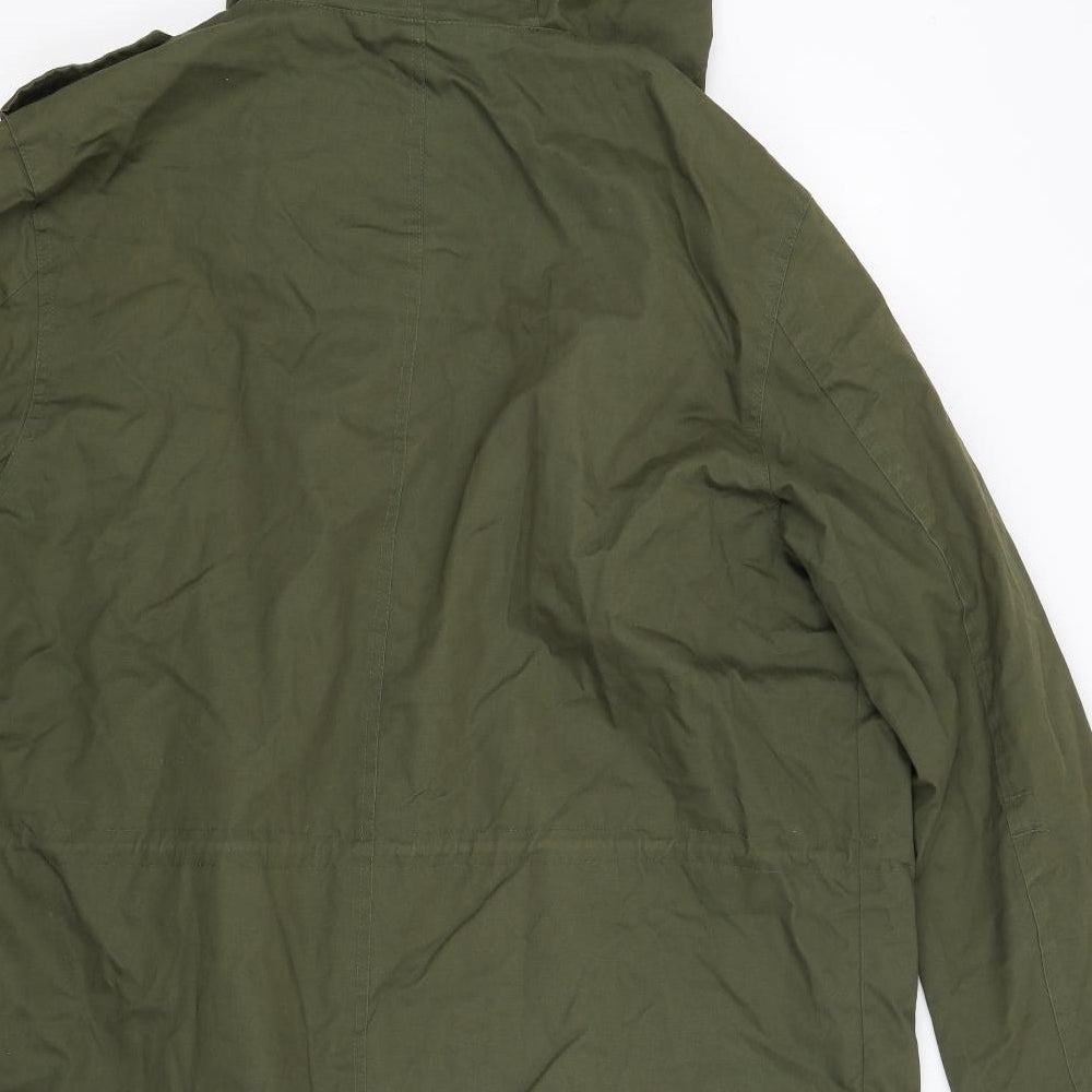 Soviet Mens Green   Motorcycle Jacket Coat Size XL