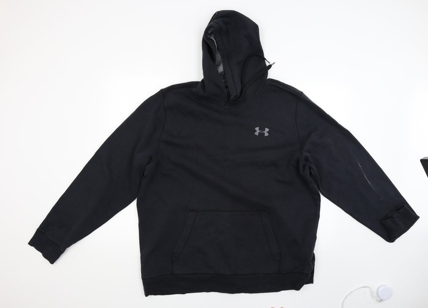 Under armour Mens Black   Pullover Hoodie Size XL