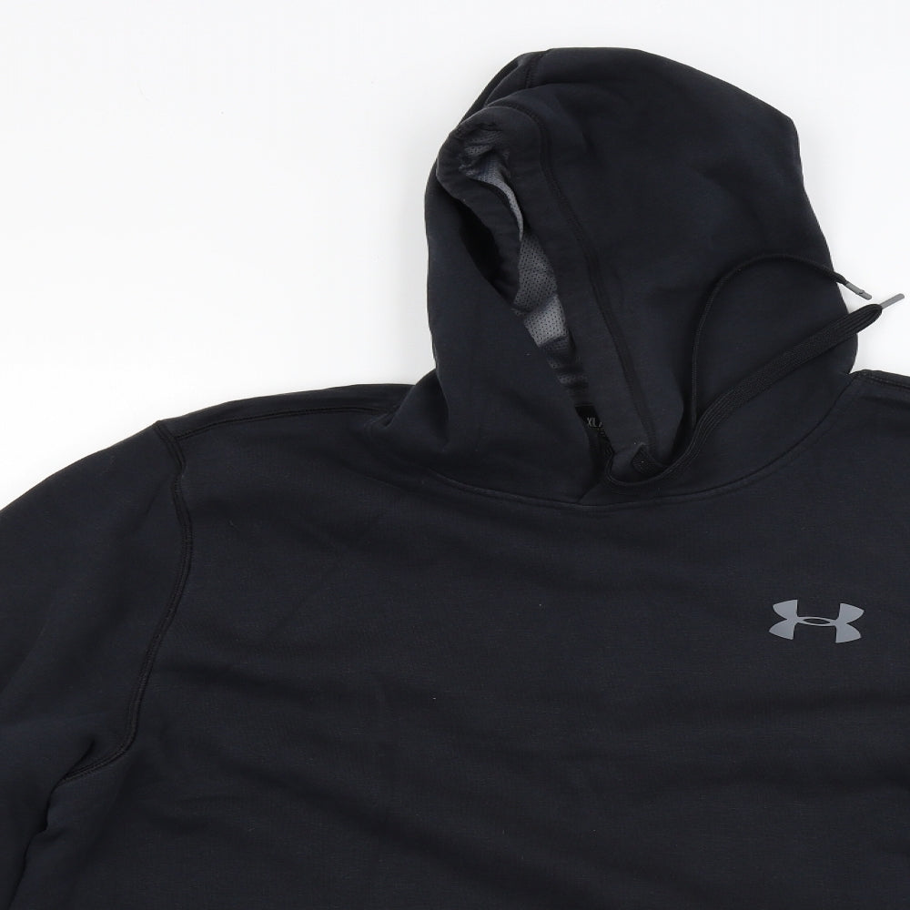 Under armour Mens Black   Pullover Hoodie Size XL