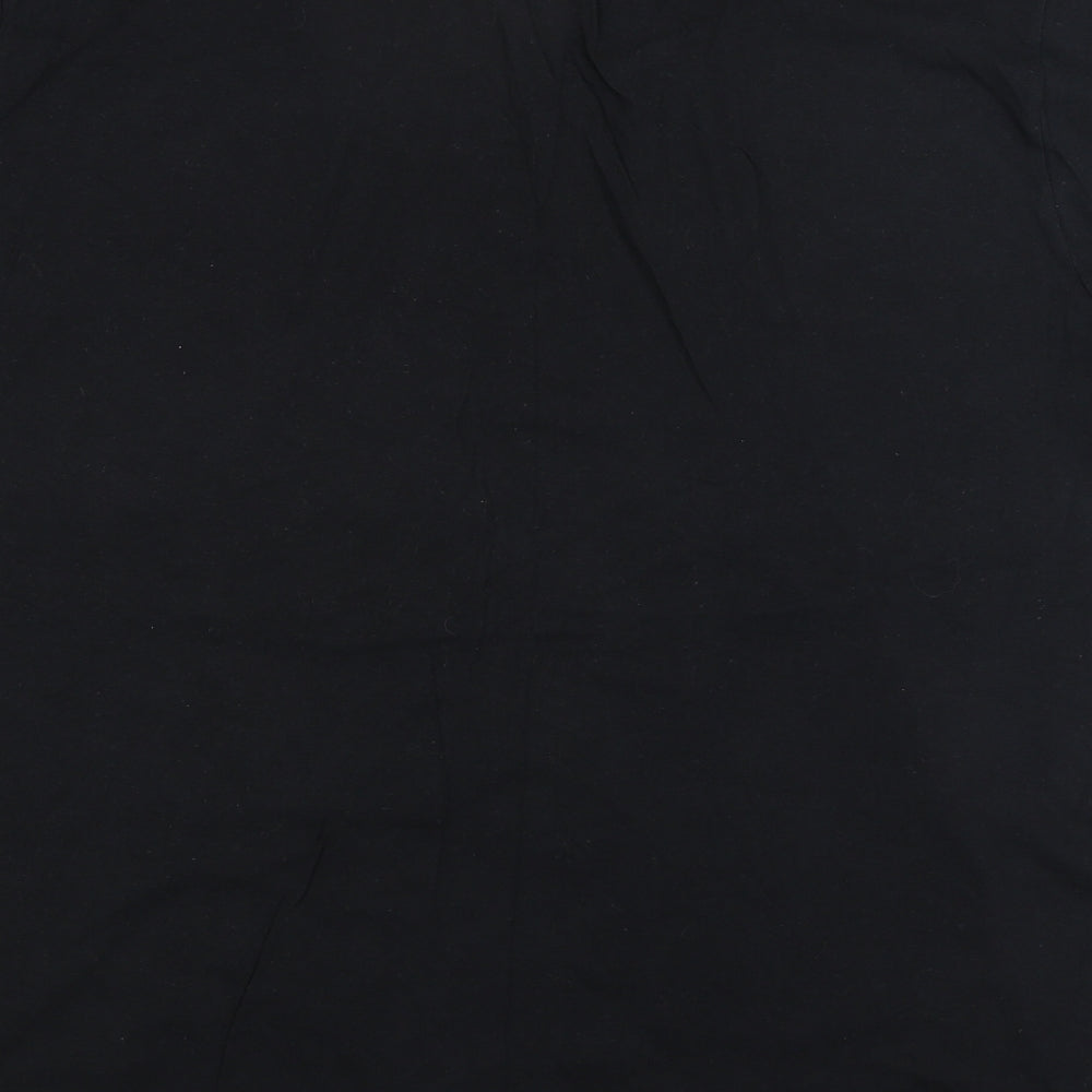 Gilden Mens Black    T-Shirt Size XL