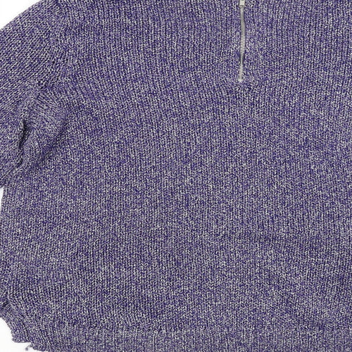 Divided Womens Purple   Pullover Jumper Size 8