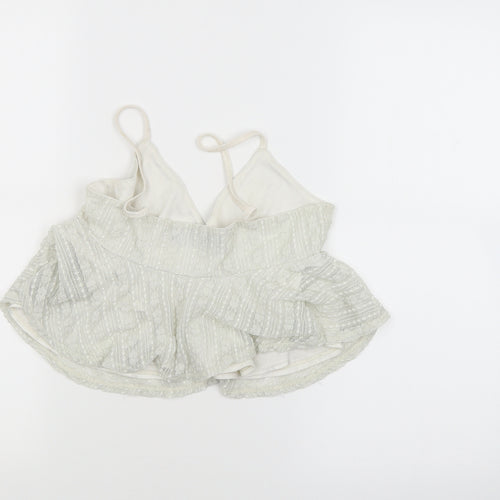 Topshop Womens Beige   Basic Tank Size 10