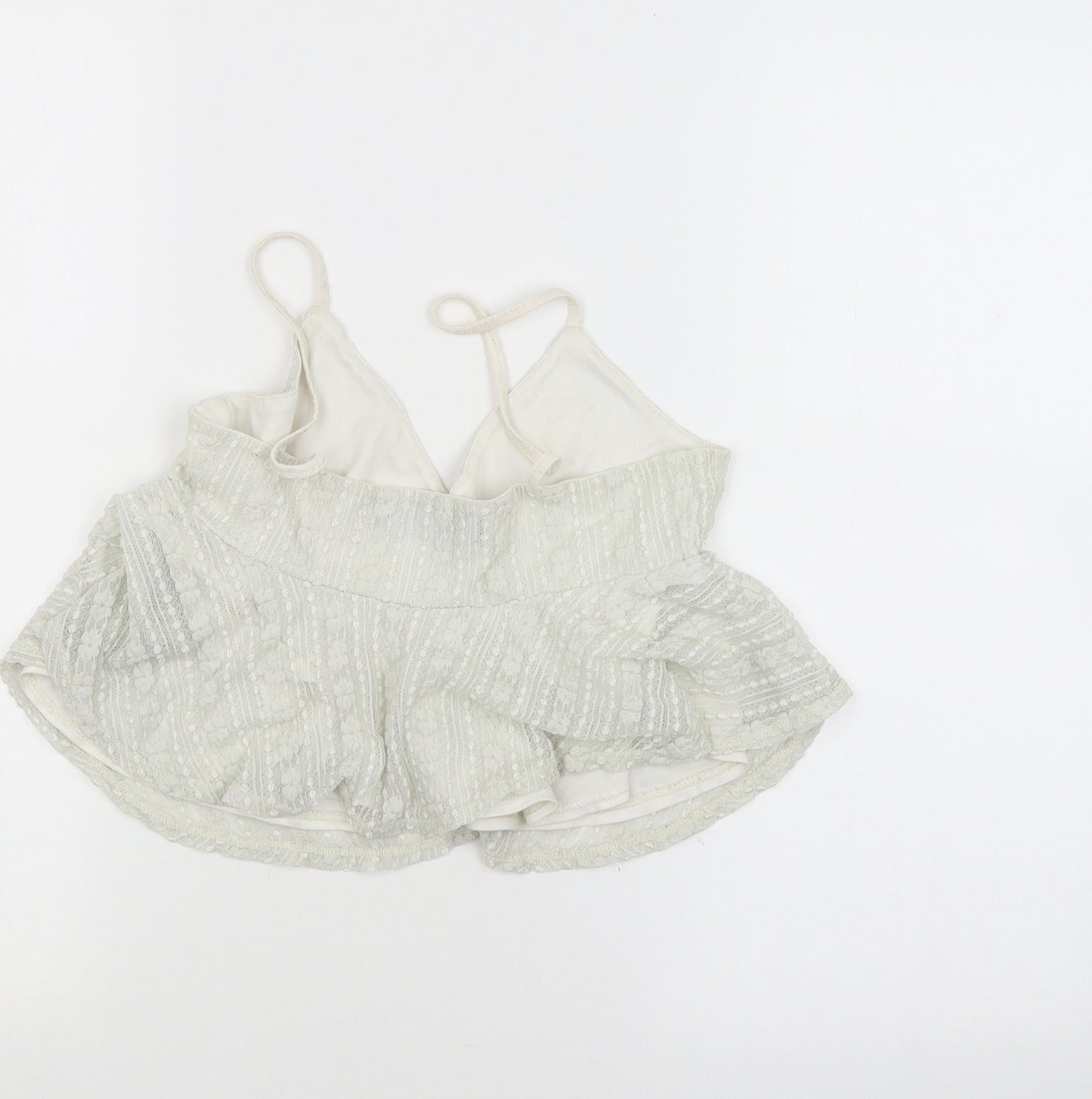 Topshop Womens Beige   Basic Tank Size 10