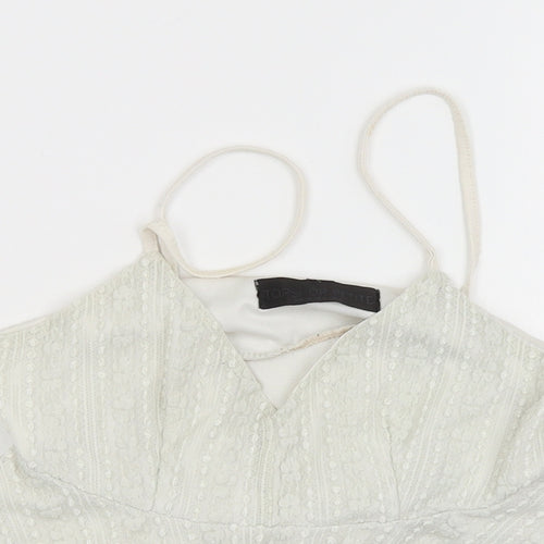 Topshop Womens Beige   Basic Tank Size 10