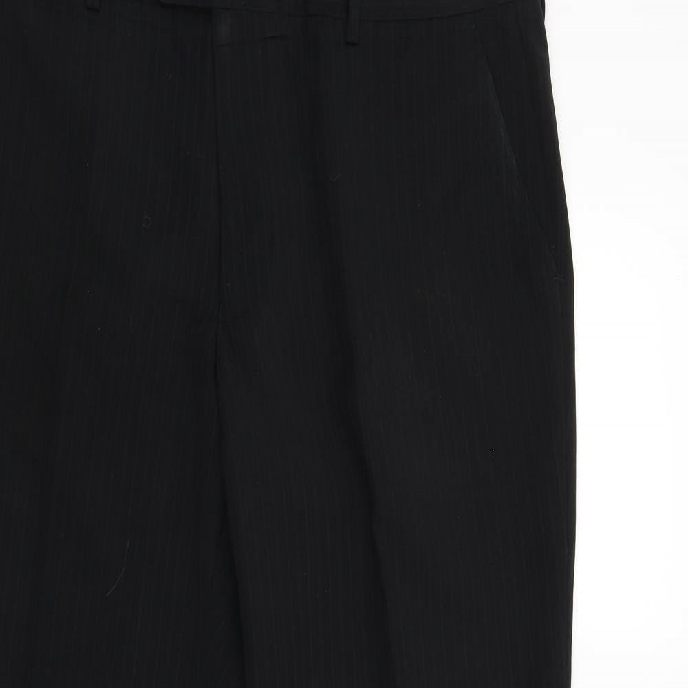 Marks & Spencer Womens Black   Trousers  Size 36 L30 in