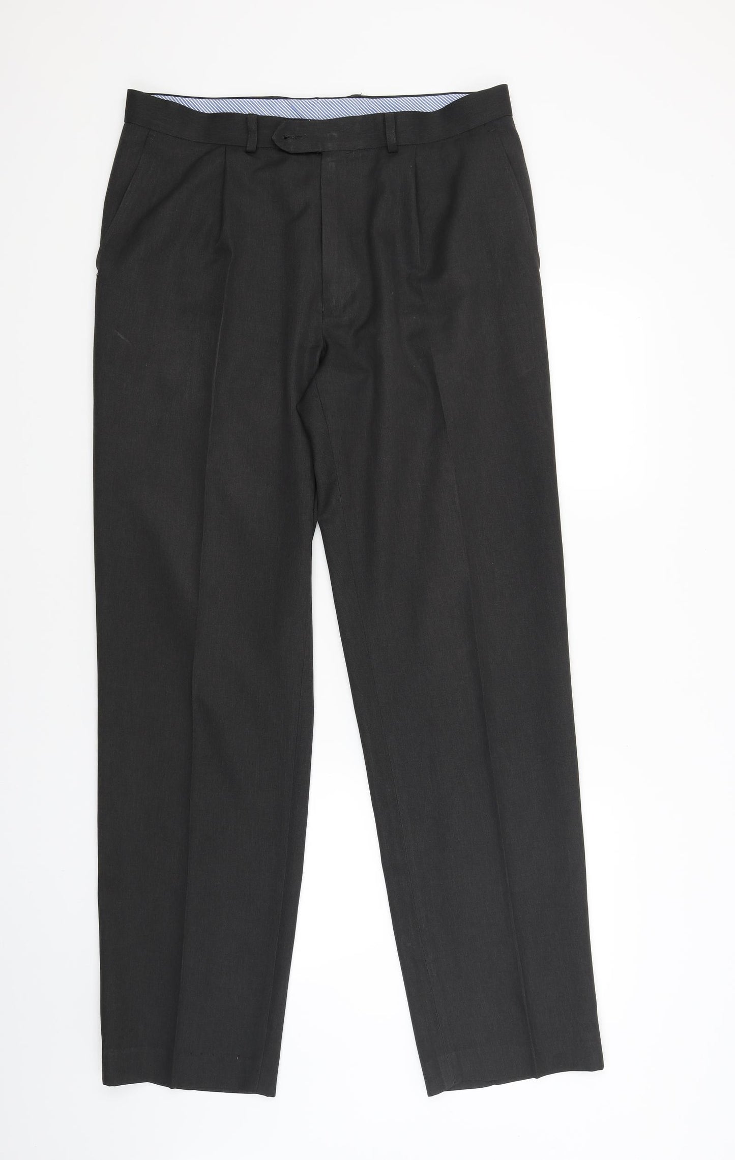 M&S Mens Grey   Trousers  Size 34 L34 in