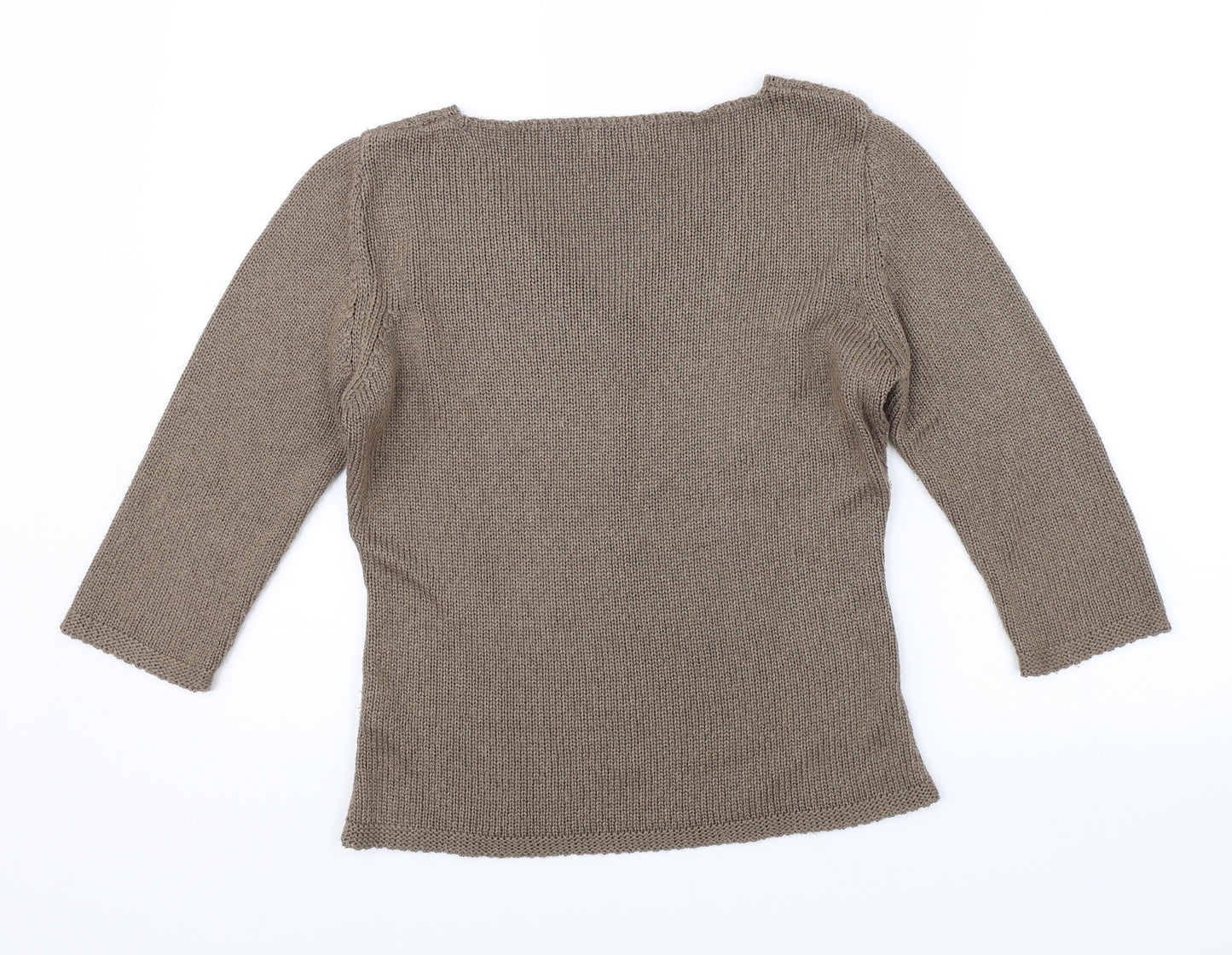 Kaliko Womens Brown   Pullover Jumper Size 12