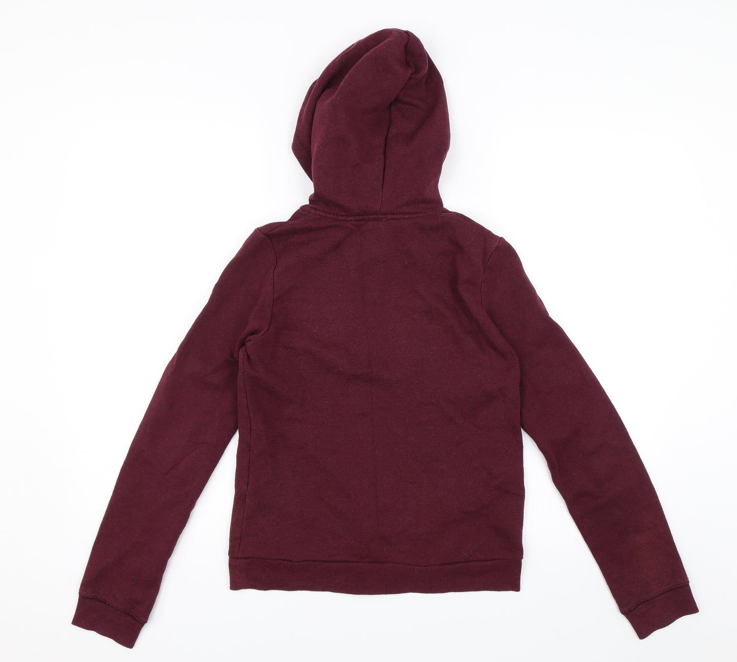 H&M Girls Red   Full Zip Hoodie Size 14-15 Years
