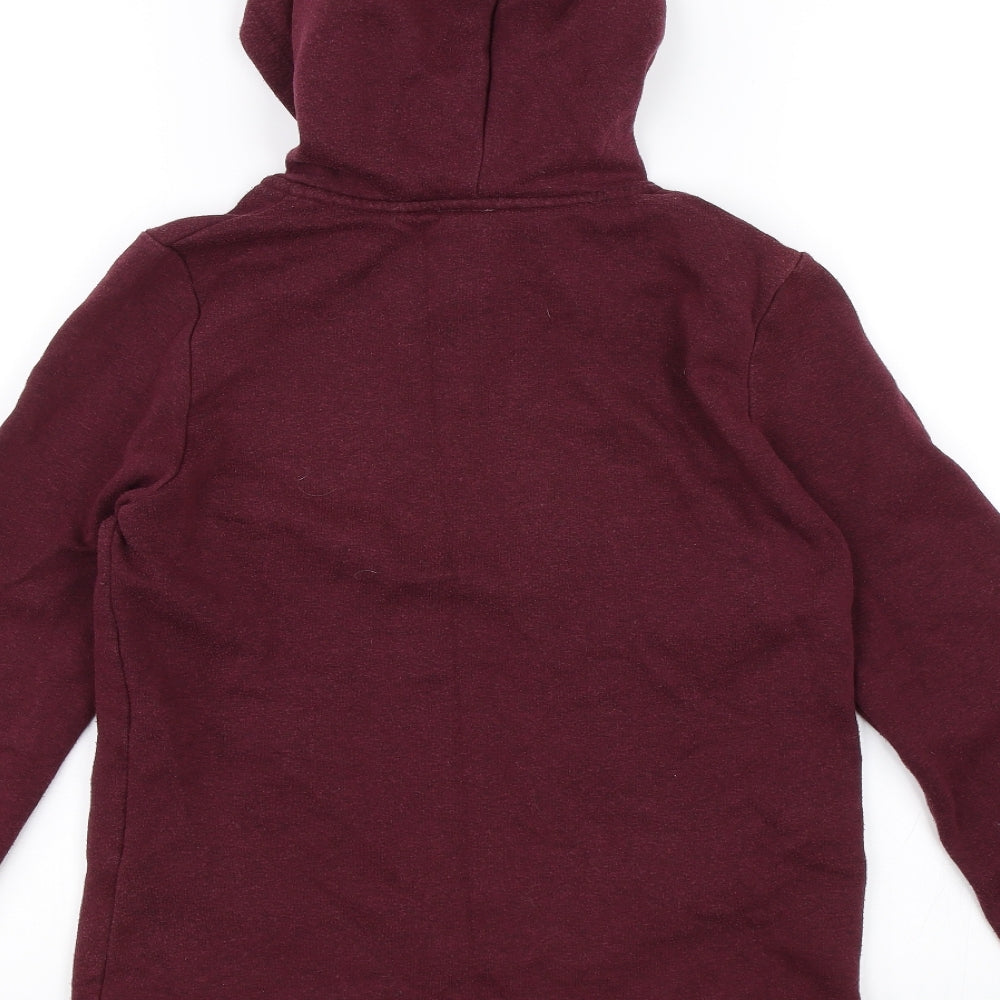 H&M Girls Red   Full Zip Hoodie Size 14-15 Years