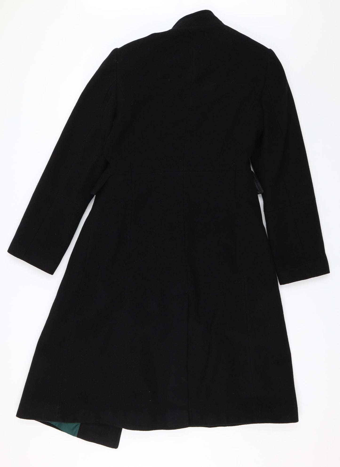 Kit Kit Kit Womens Black   Trench Coat Jacket Size 10