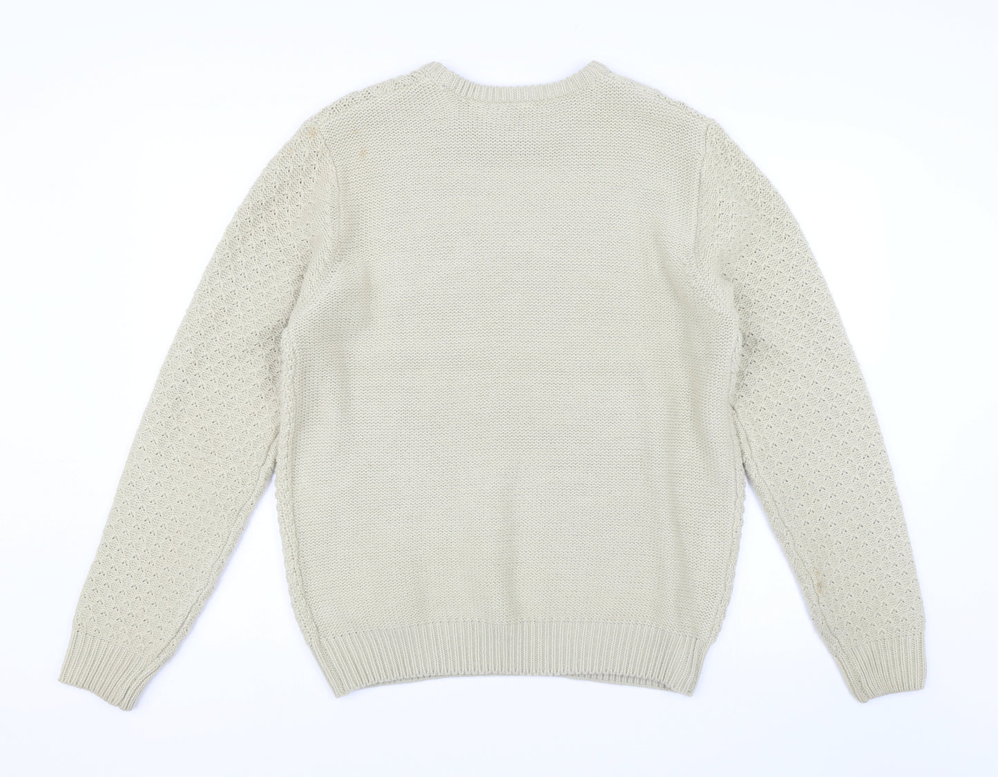 Cedar Wood State Mens Beige   Pullover Jumper Size L