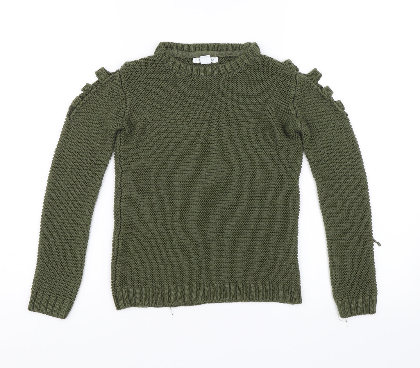 Primark Girls Green   Pullover Jumper Size 9-10 Years