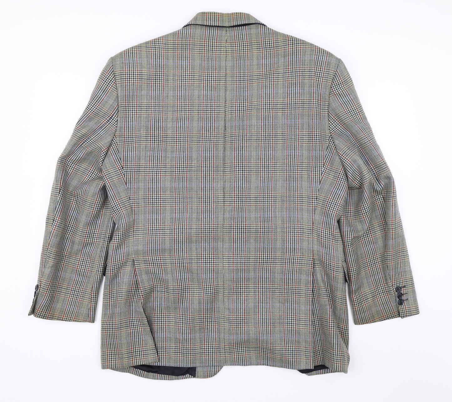 Berwin & Berwin Mens Beige Plaid  Jacket  Size 40