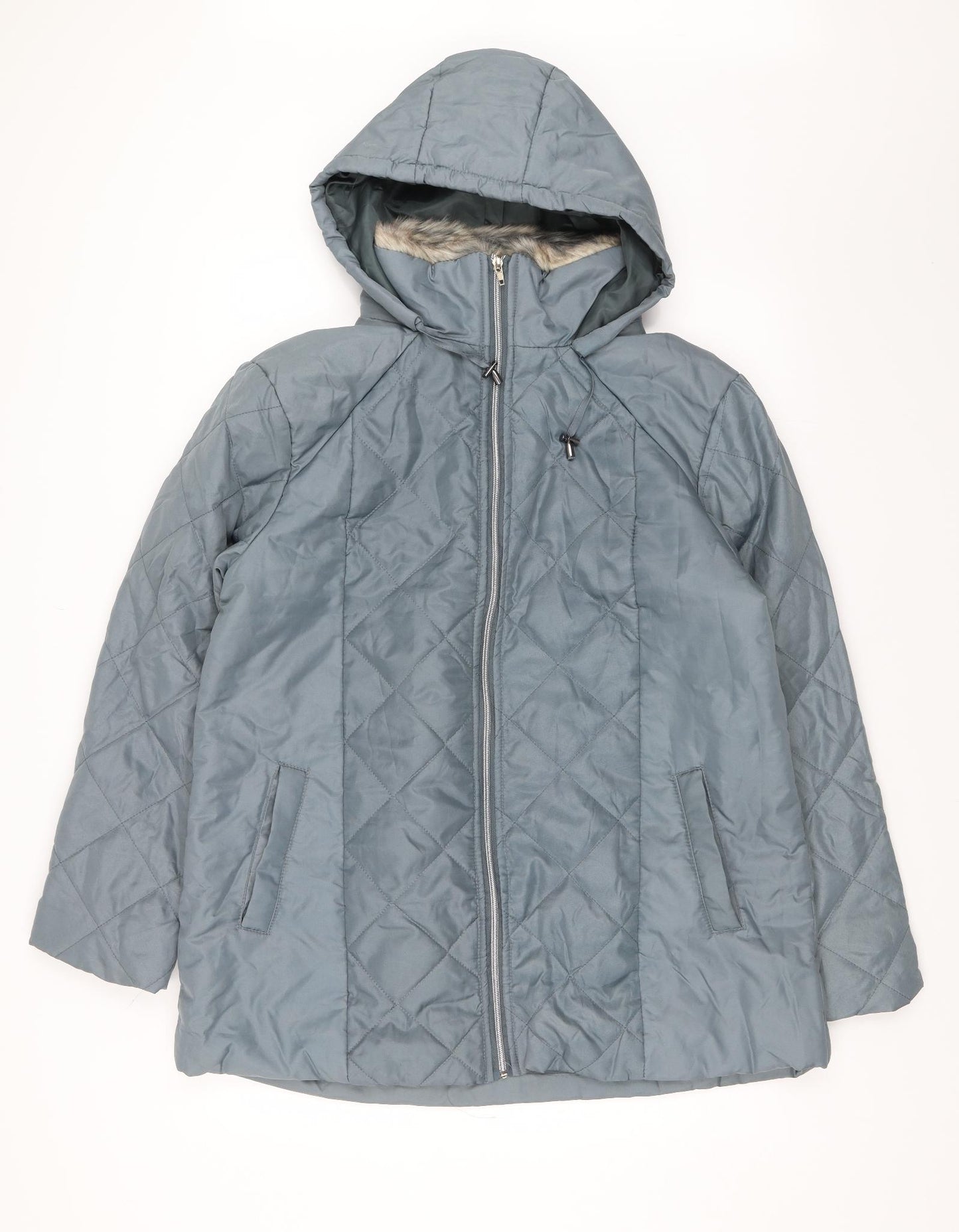 Anne De Lancay Womens Blue   Jacket  Size M