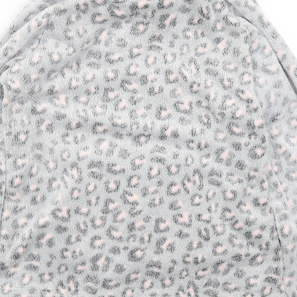 F&F Womens Grey Animal Print  Pullover Jumper Size M