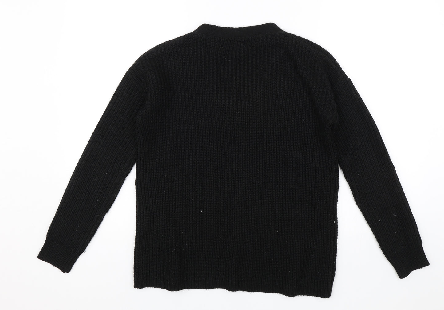 Papaya Womens Black   Pullover Jumper Size S