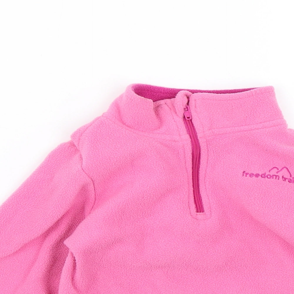 Freedom Trail Girls Pink   Pullover Jumper Size 3-4 Years